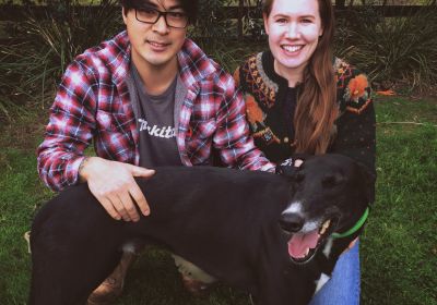 500th greyhound adoption at Baxter