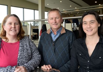 (L-R) Leeanne Crawford, Robert Britton, and Barbara Backhoy