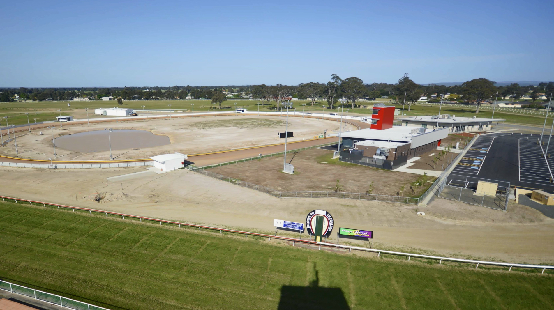 VIDEO Timelapse of Traralgon Track and Pavilion Construction GRV