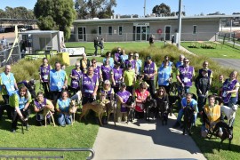 New homes and smiles all round at Bendigo Adoption Day, except for one bubbly greyhound