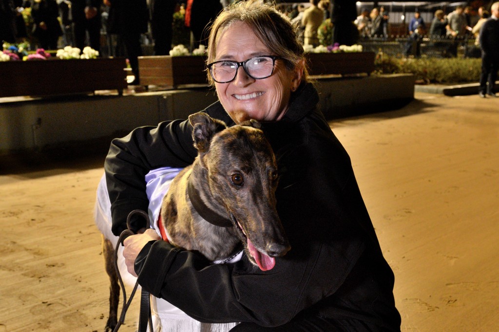 Dyna Patty with trainer Andrea Dailly.