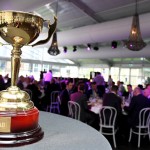 The TAB Melbourne Cup trophy.