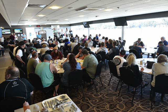 Prospective buyers packed into Lords Raceway today.