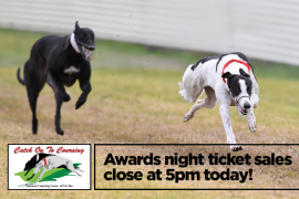 Awards night ticket sales close at 5pm today