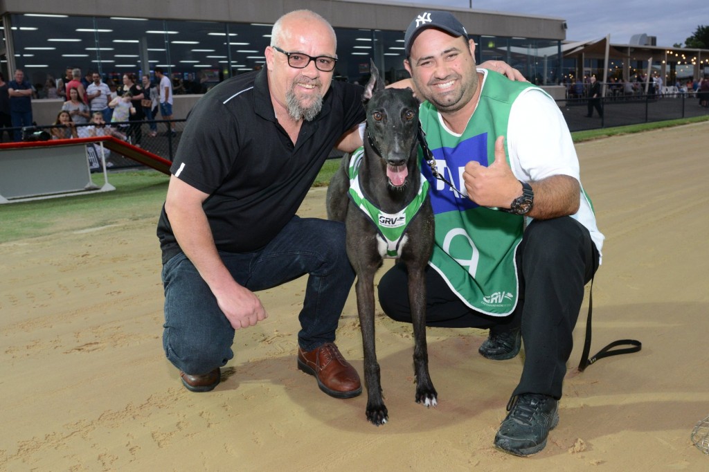 My Bro Kade following his Ballarat Cup Consolation win with Anthony Azzopardi and Keith Anderson. 
