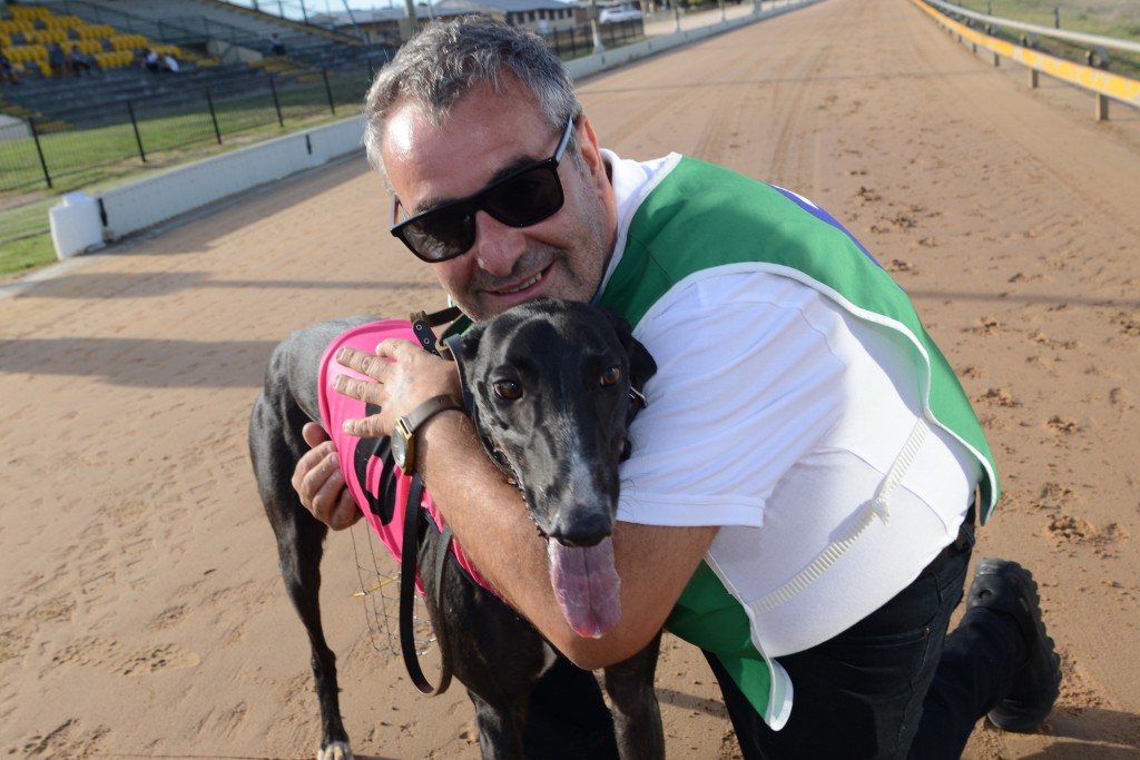 Italian Plastic with trainer Harry Manolitsis. Photos by: Clint Anderson.