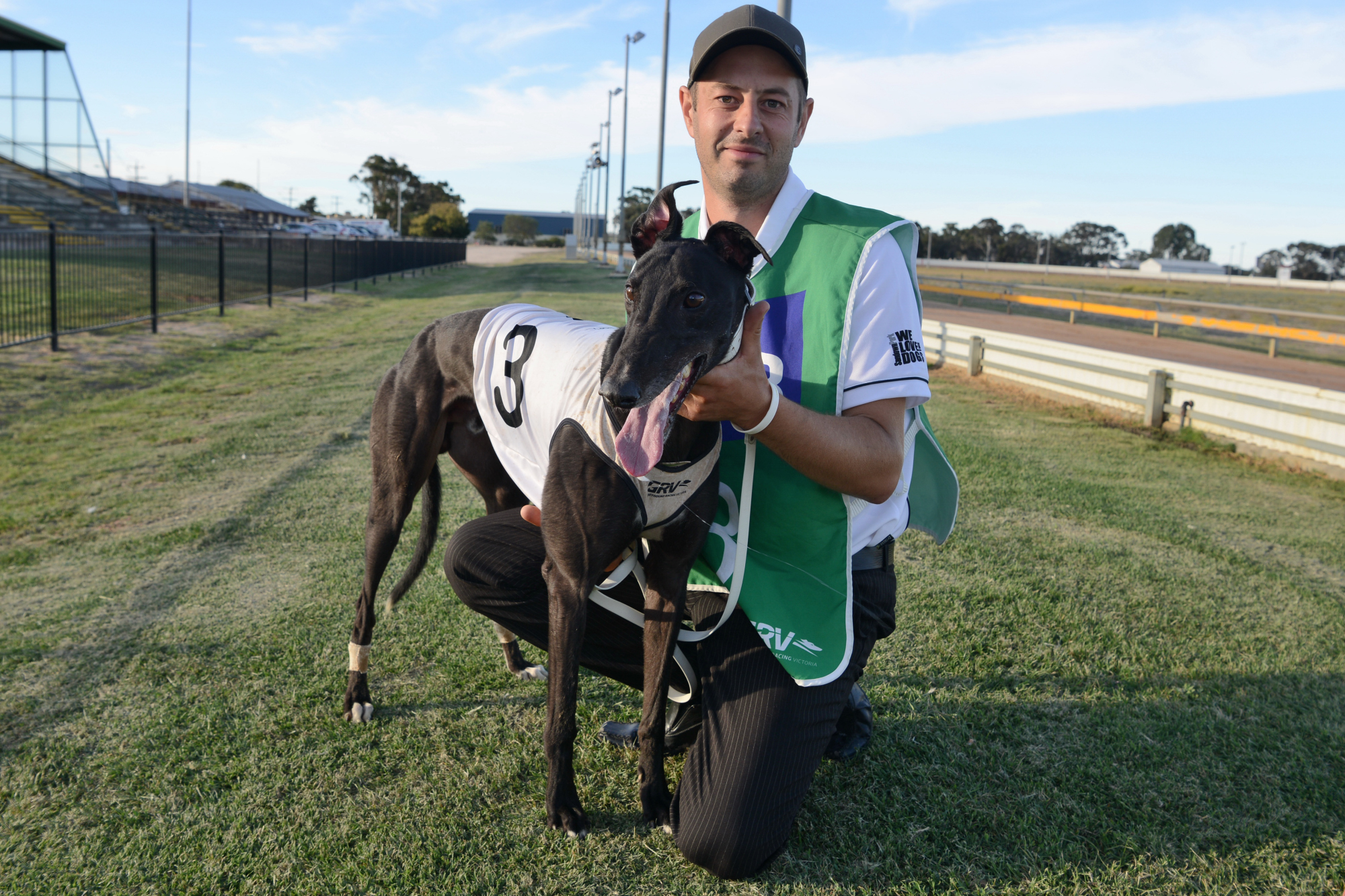 Nervous An Weird with trainer Andrew Paraskevas. Photos by: Clint Anderson.