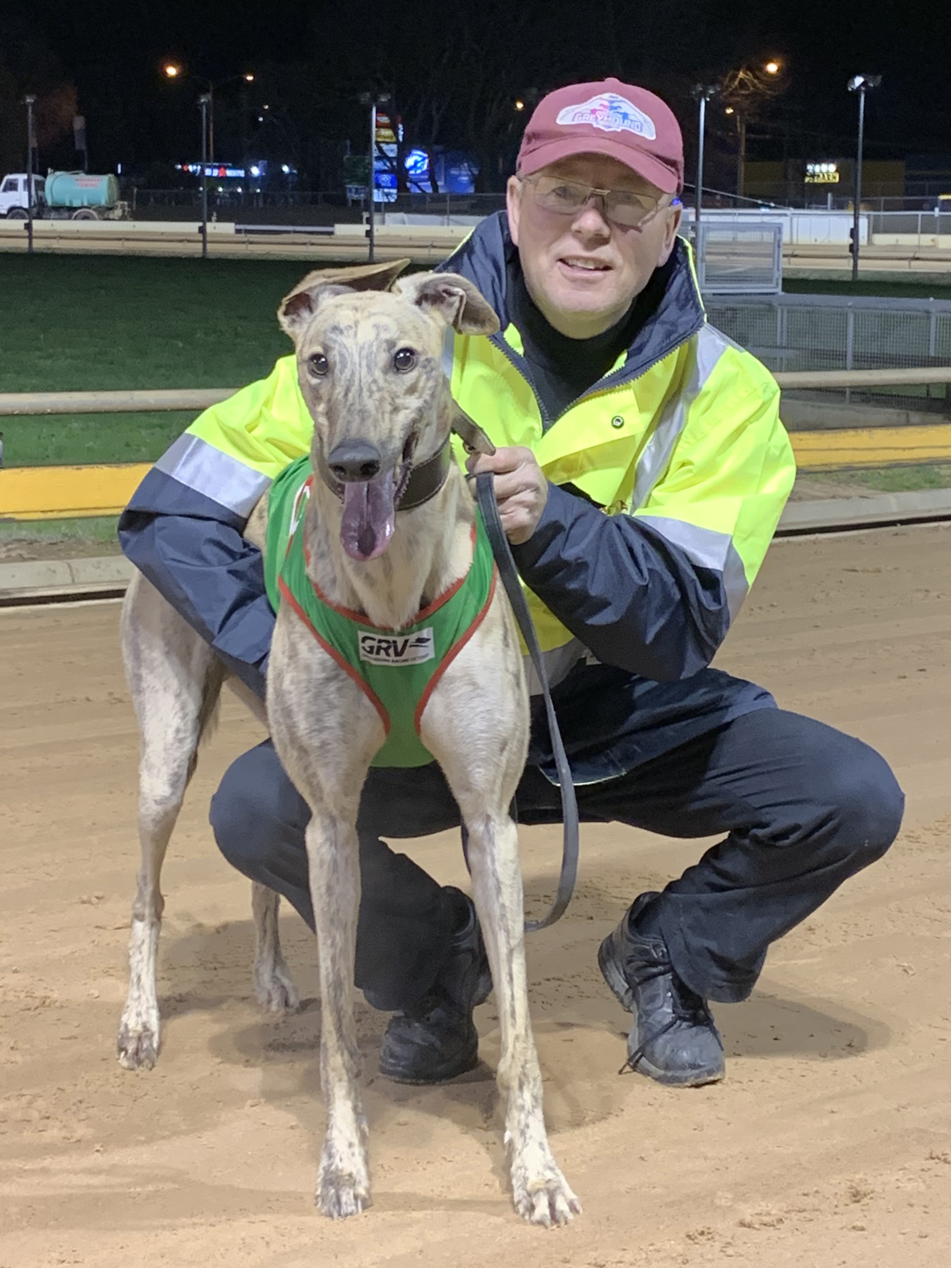 Weblec Ace and Jeff Britton Greyhound Racing
