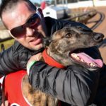 Hard Style Rico with trainer Luckie Karabitsakos after his brilliant heat win.