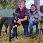 Giaan and Wayne share a great bond thanks to greyhound racing.