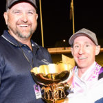 Mike Harders and Willie Pike with the Australian Cup