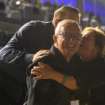 Stenley Road's connections celebrate the big win.