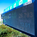 The semaphore board tells the story of Shima Shine's extraordinary run.
