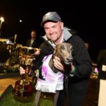 Tommy Shelby, Steve Withers and the Australian Cup trophy.