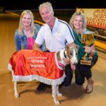 Ferdinand Boy with trainer Daivd Geall, breeder-owner Rose Geall and their daughter Chelsea.