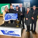 Qwara Bale took centre stage at the Warrnambool Cup presentation.