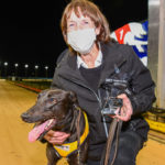 Heidi with trainer Christine Haigh.