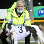 Koblenz with trainer David Geall after making it eight straight.