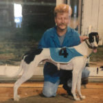 Smith with War Riot after a win at Shepparton in 1992