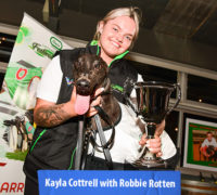 Robbie Rotten Warragul Cup Kayla Cottrell greyhound racing