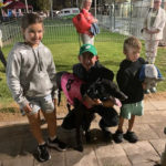 Student of the Week at the local school (right) won a prize of meeting the Horsham Cup winner