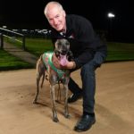 Fernando Mick with trainer David Geall.