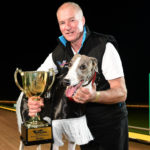 Ferdinand Boy with David Geall and the Warrnambool Cup trophy