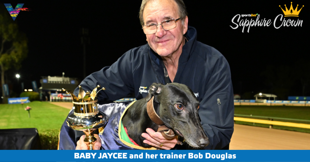 Baby Jaycee with Bob Douglas (Sapphire Crown Winner on 20230518)