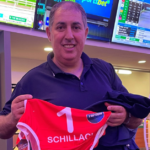 Jihad Talgi with Schillaci’s Topgun rug