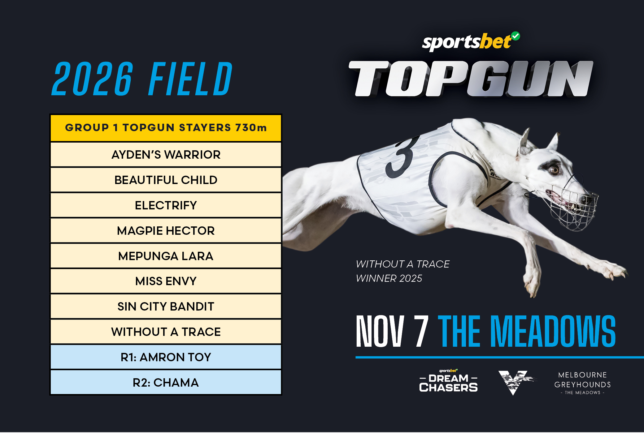 TOPGUN 2026 FIELD STAYERS